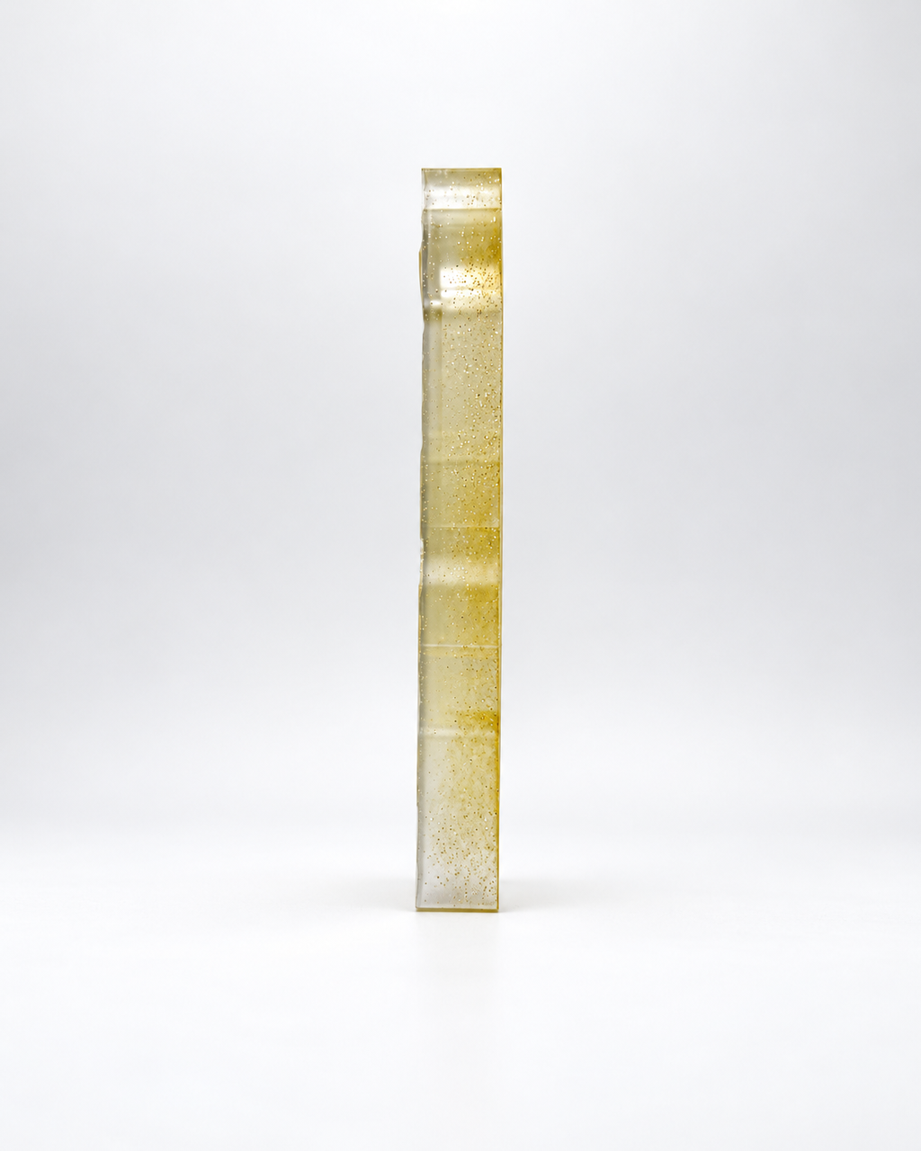 Gold Glitter Map of Israel Mezuzah