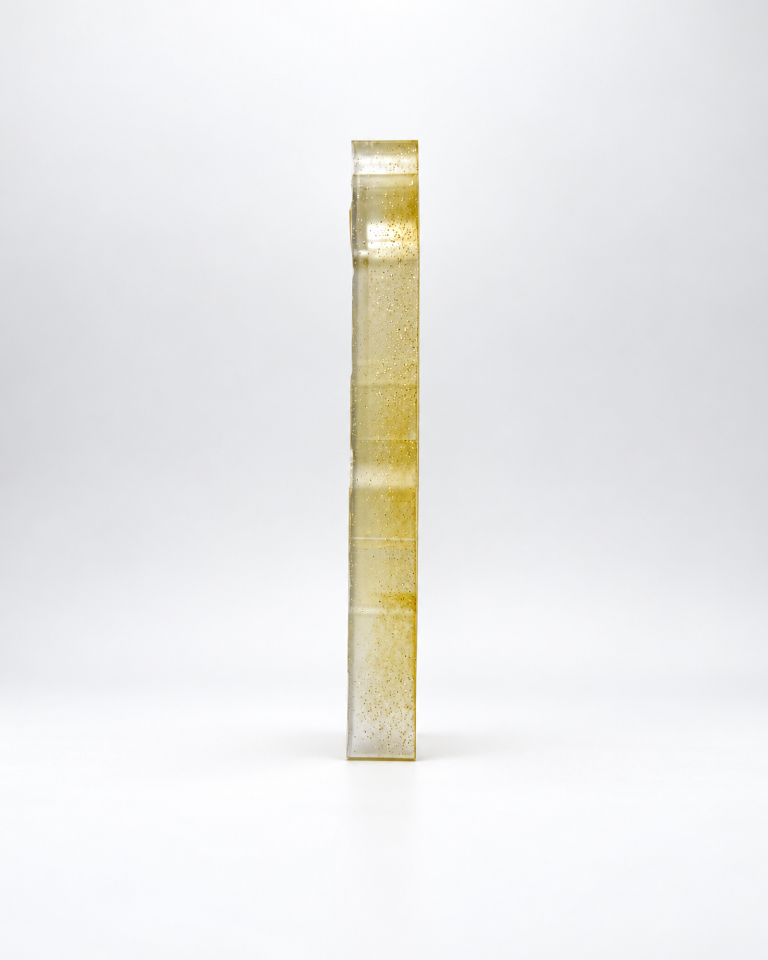 Gold Glitter Map of Israel Mezuzah