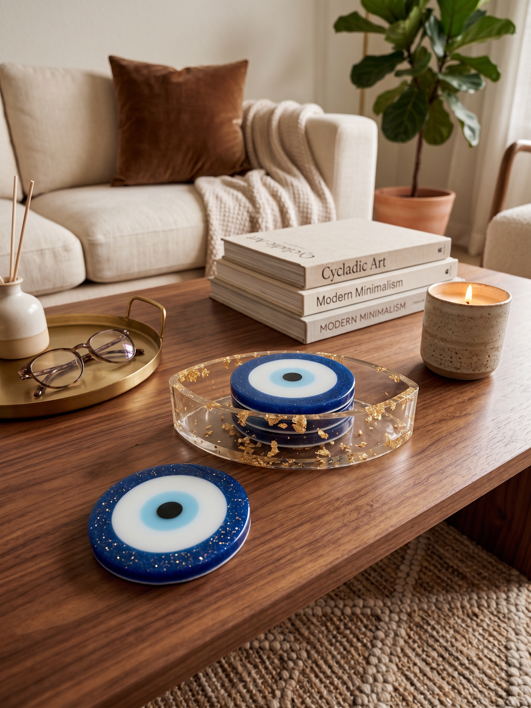 Evil Eye Coasters