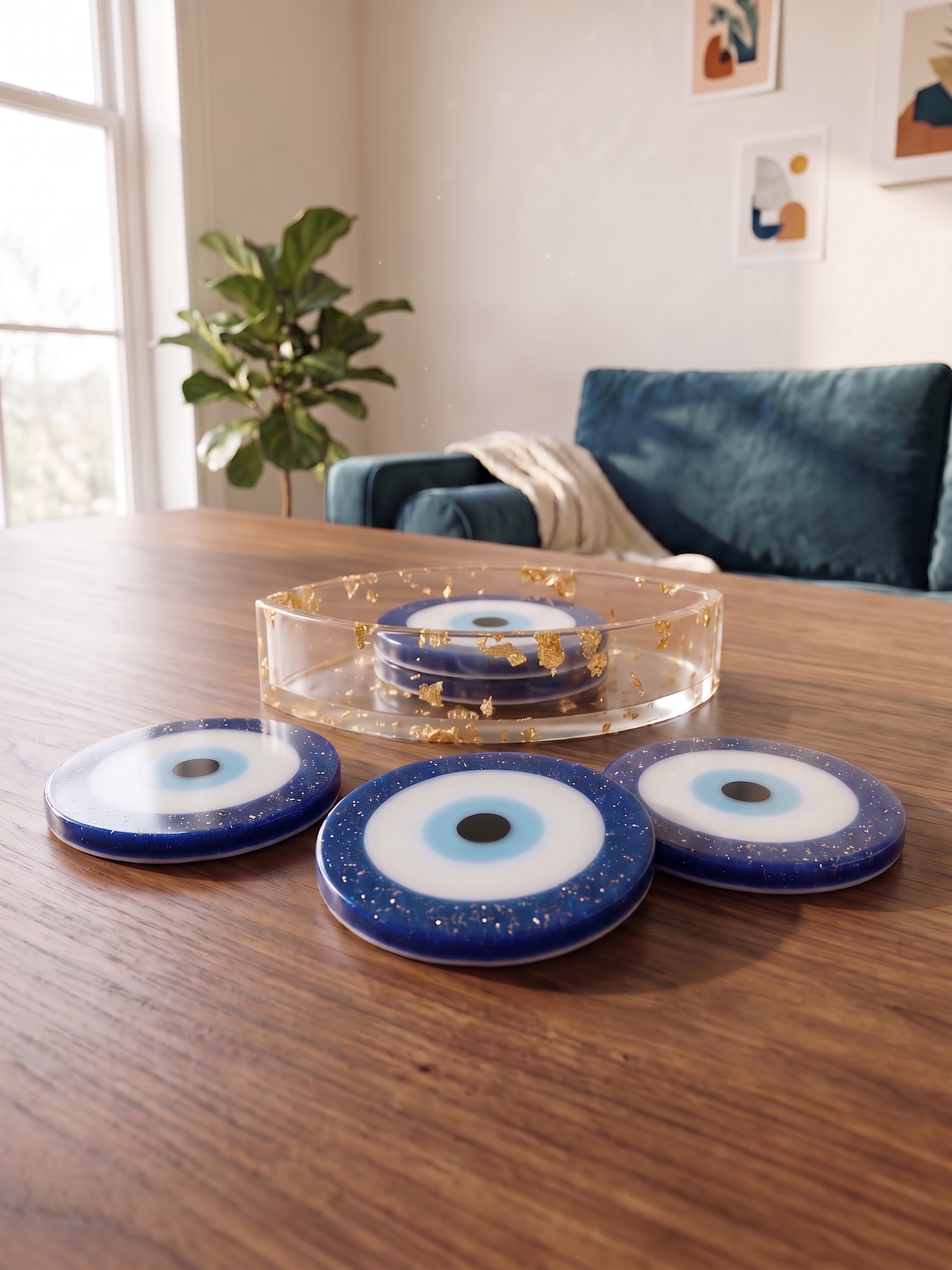 Evil Eye Coasters
