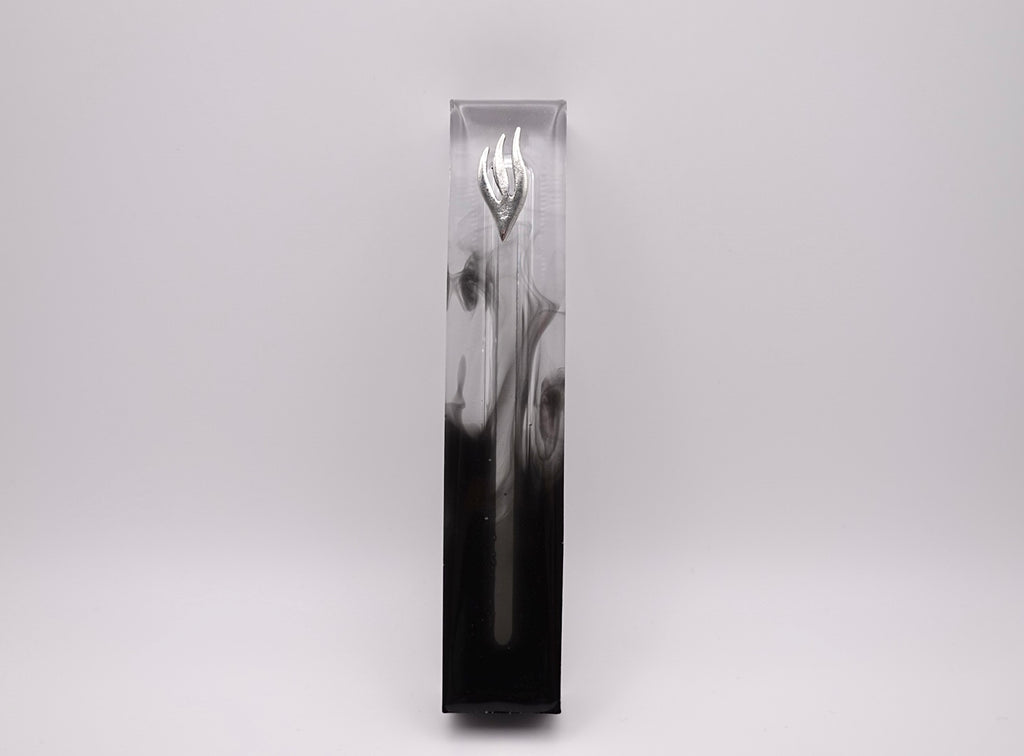 Smoky Black Mezuzah