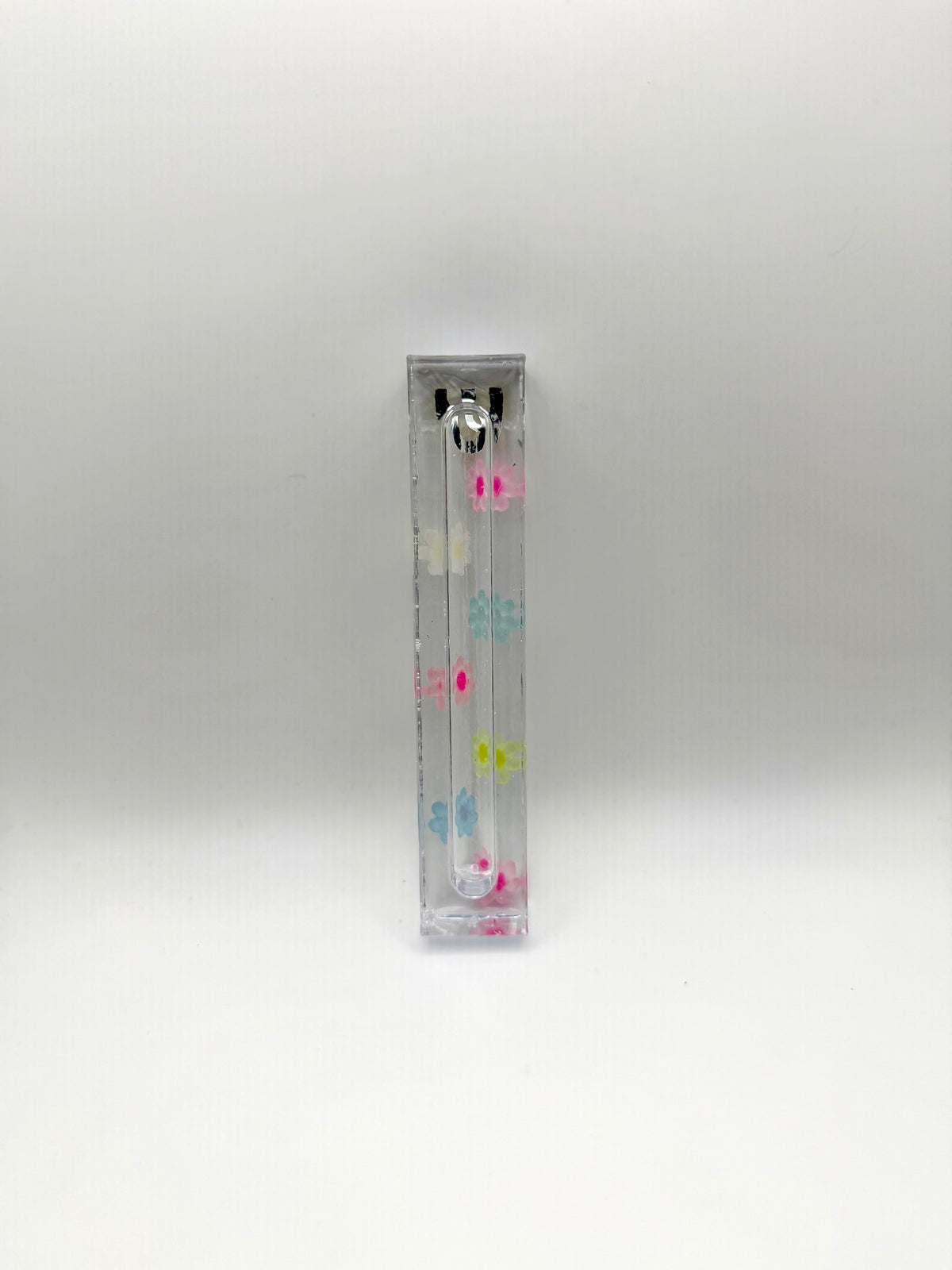 Flower Smiley Face Mezuzah