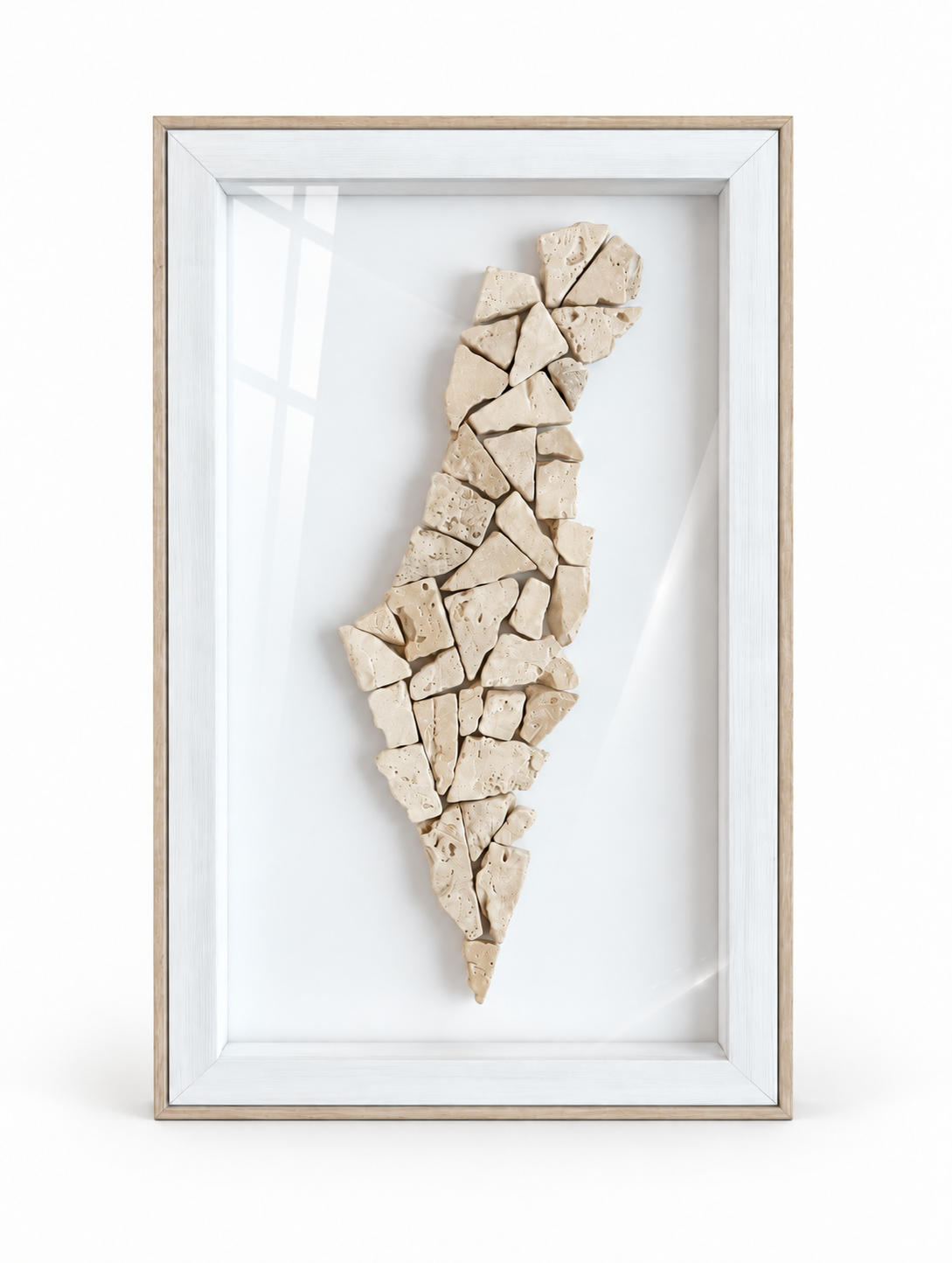 Stone Israel Map Wall Art
