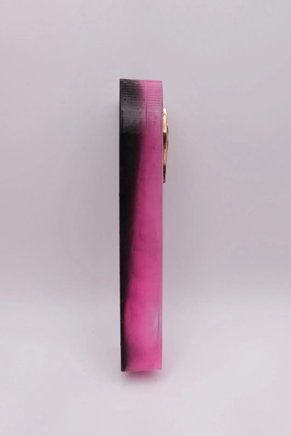 Pink & Black Tie-Dye Epoxy Resin Mezuzah
