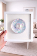 Iridescent Clear Candy Wall Art, Life Saver, 3D Pop Art