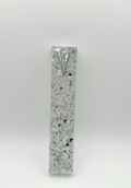 Crushed Glass Silver Resin Mezuzah
