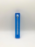 Blue Transparent Shimmer Glitter Epoxy Resin Mezuzah
