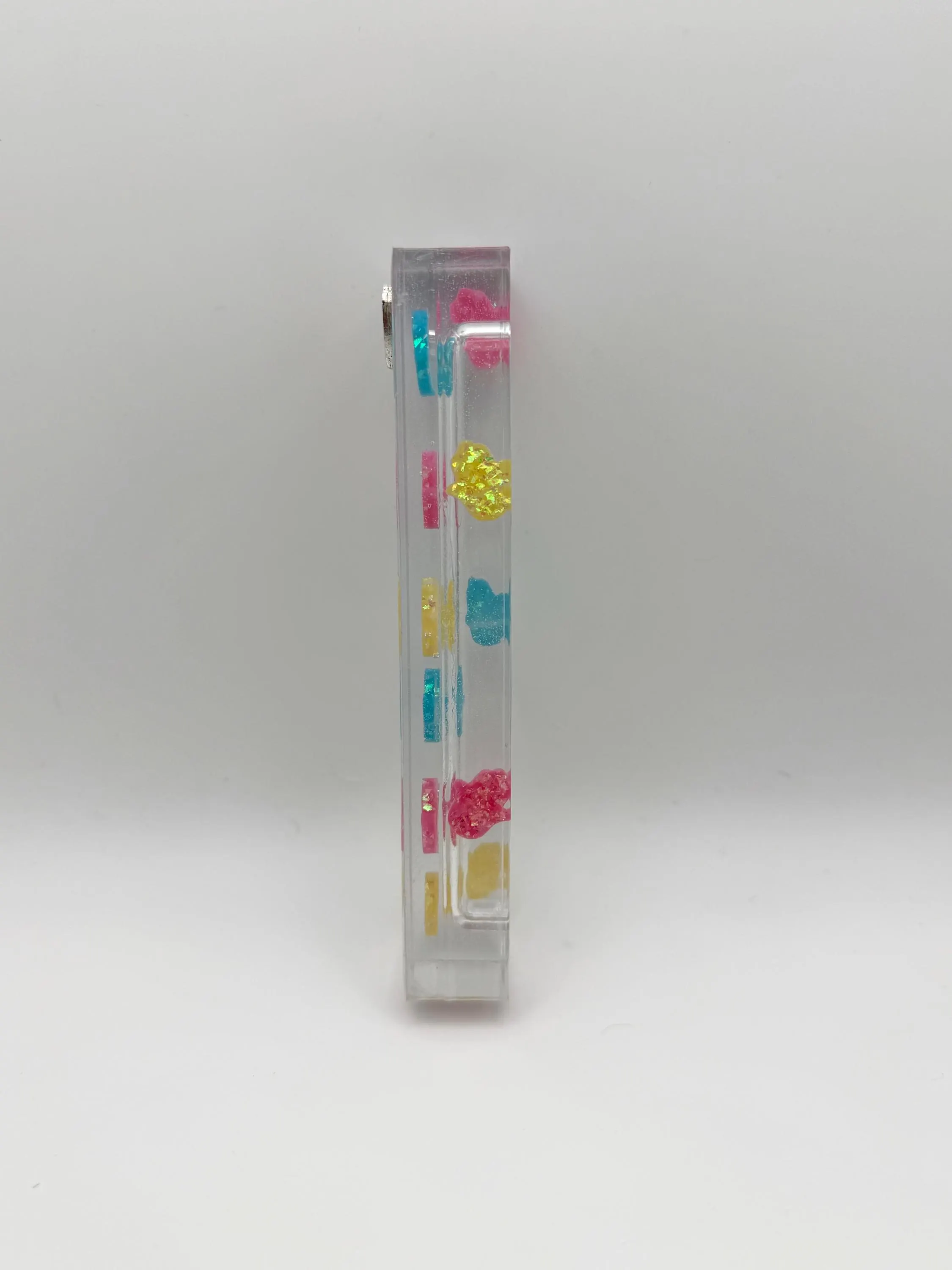 Colorful Opal Epoxy Resin Mezuzah