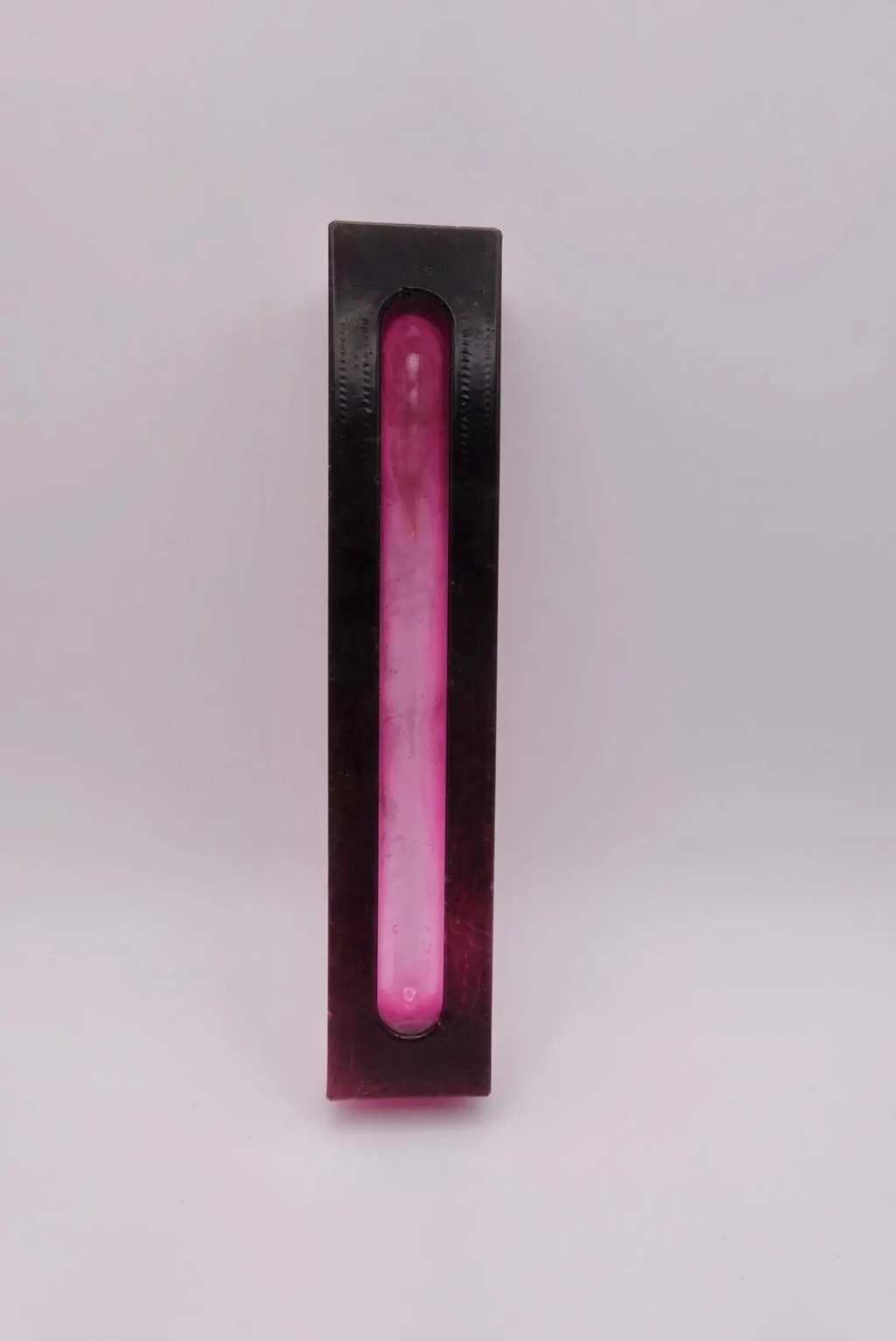 Pink & Black Tie-Dye Epoxy Resin Mezuzah